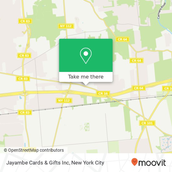 Jayambe Cards & Gifts Inc map