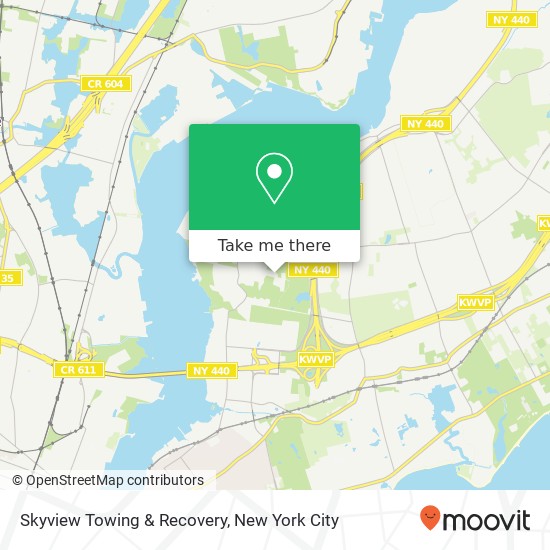 Skyview Towing & Recovery map