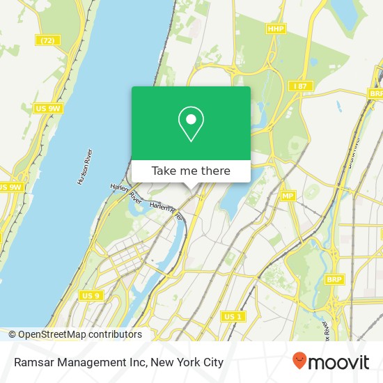 Mapa de Ramsar Management Inc