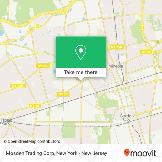 Mosden Trading Corp map
