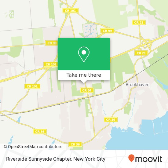 Mapa de Riverside Sunnyside Chapter