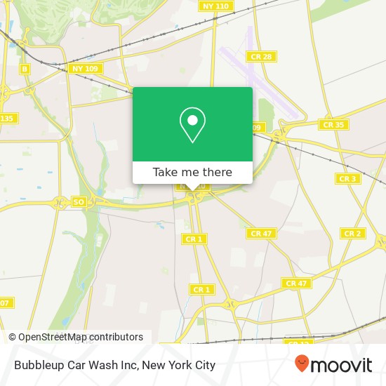 Mapa de Bubbleup Car Wash Inc