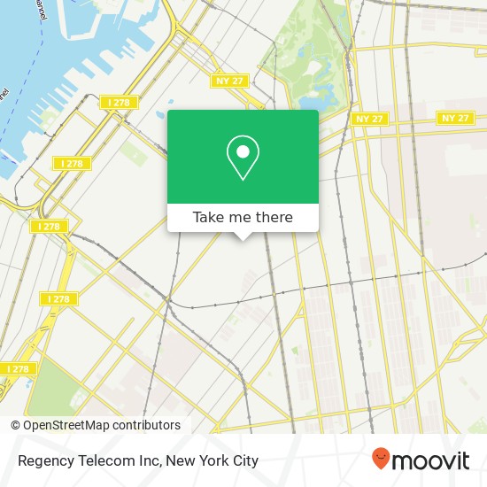 Regency Telecom Inc map