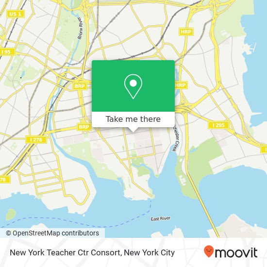 Mapa de New York Teacher Ctr Consort