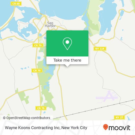 Wayne Koons Contracting Inc map