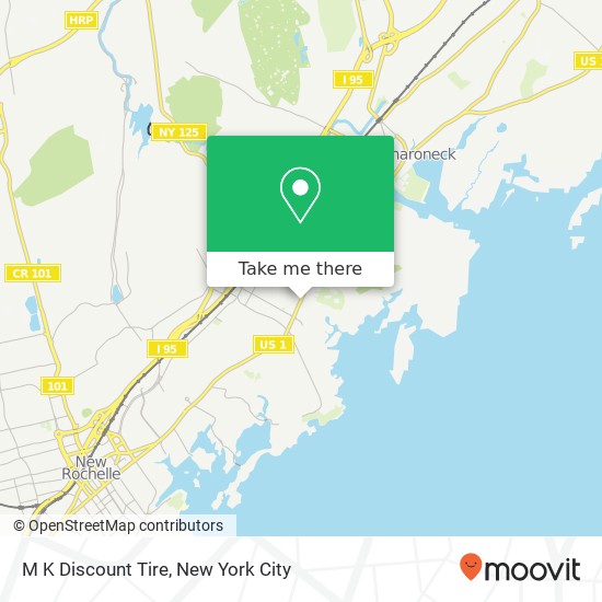 M K Discount Tire map