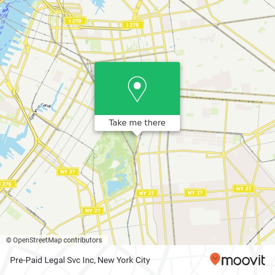 Pre-Paid Legal Svc Inc map