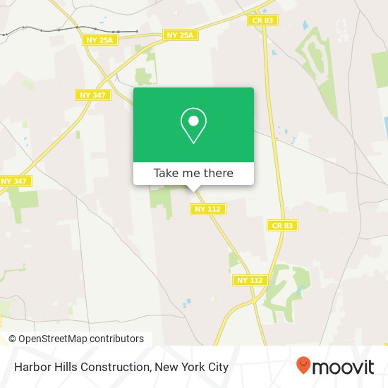 Mapa de Harbor Hills Construction