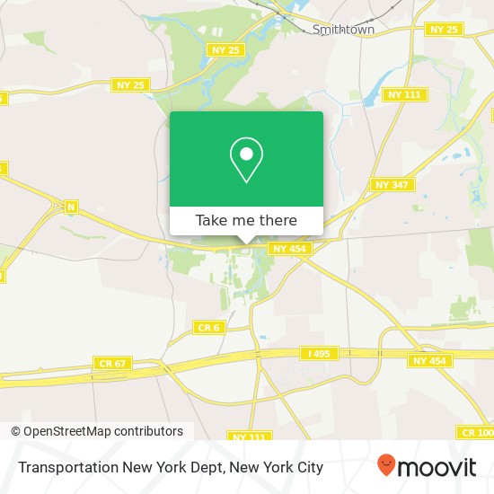 Transportation New York Dept map