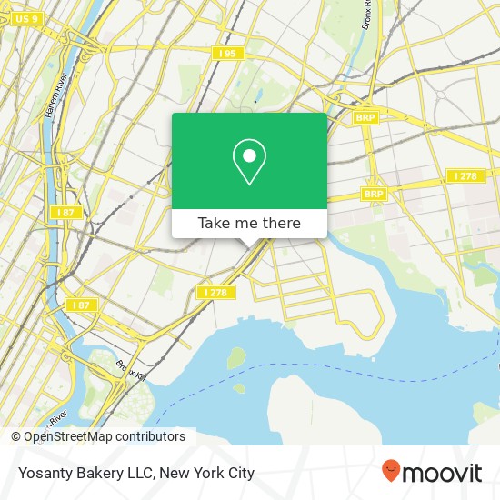 Yosanty Bakery LLC map