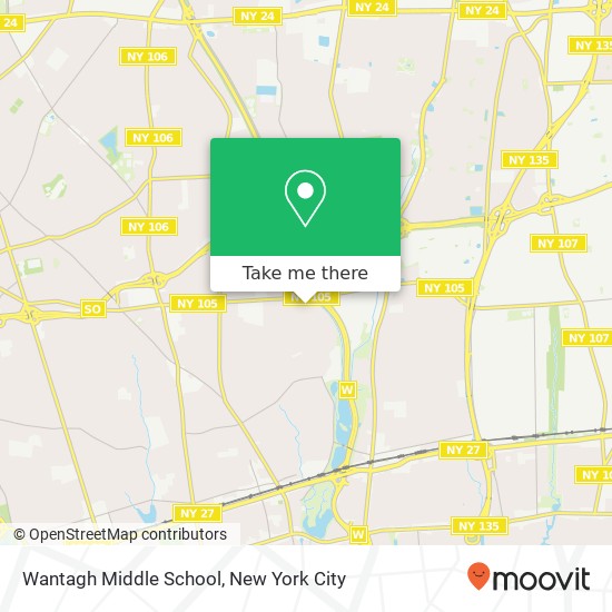 Wantagh Middle School map