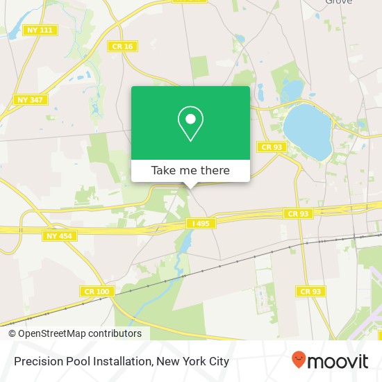 Mapa de Precision Pool Installation