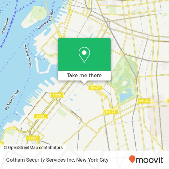 Mapa de Gotham Security Services Inc