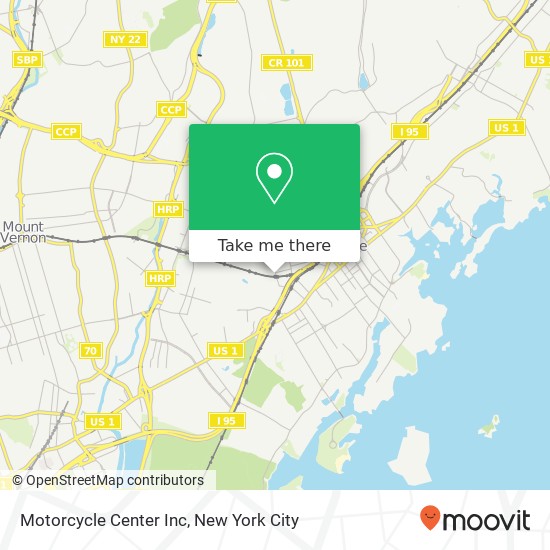 Motorcycle Center Inc map