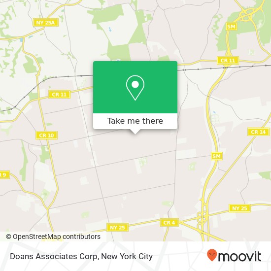 Doans Associates Corp map