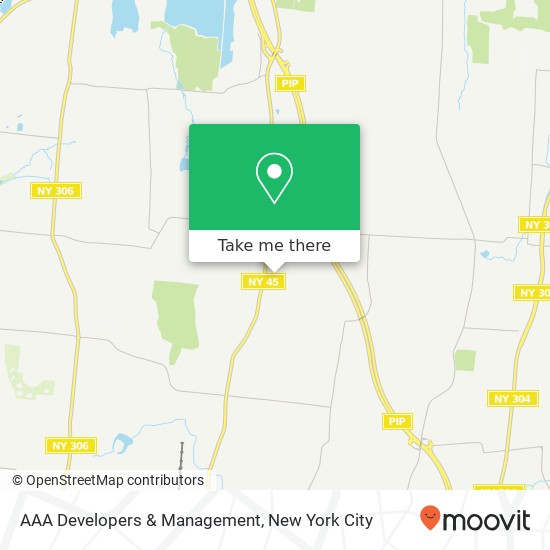 AAA Developers & Management map