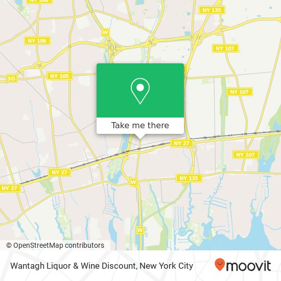 Mapa de Wantagh Liquor & Wine Discount