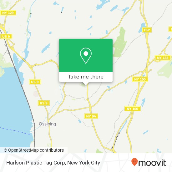 Mapa de Harlson Plastic Tag Corp