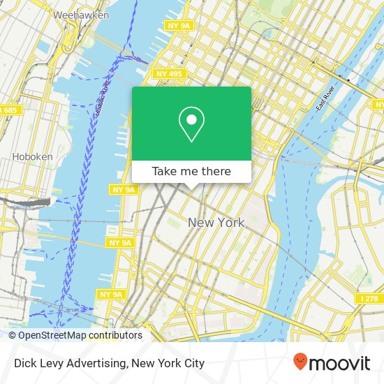 Mapa de Dick Levy Advertising