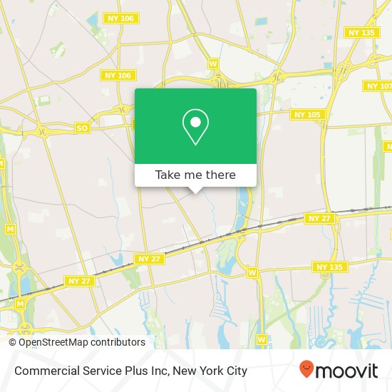 Commercial Service Plus Inc map