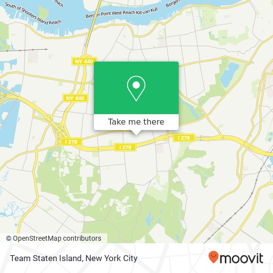 Mapa de Team Staten Island