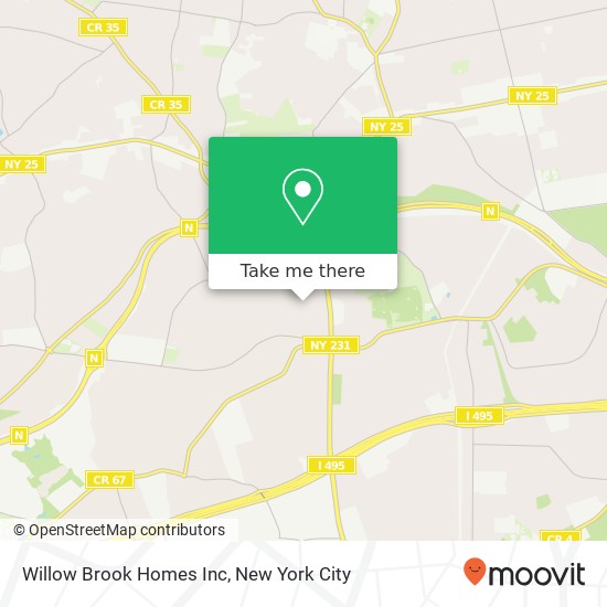 Mapa de Willow Brook Homes Inc