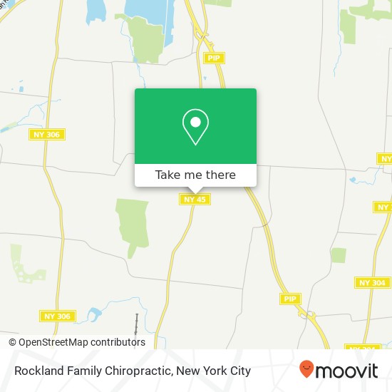 Rockland Family Chiropractic map