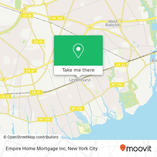 Empire Home Mortgage Inc map