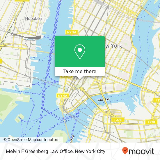 Melvin F Greenberg Law Office map