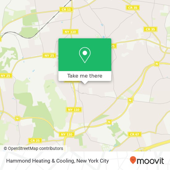 Hammond Heating & Cooling map