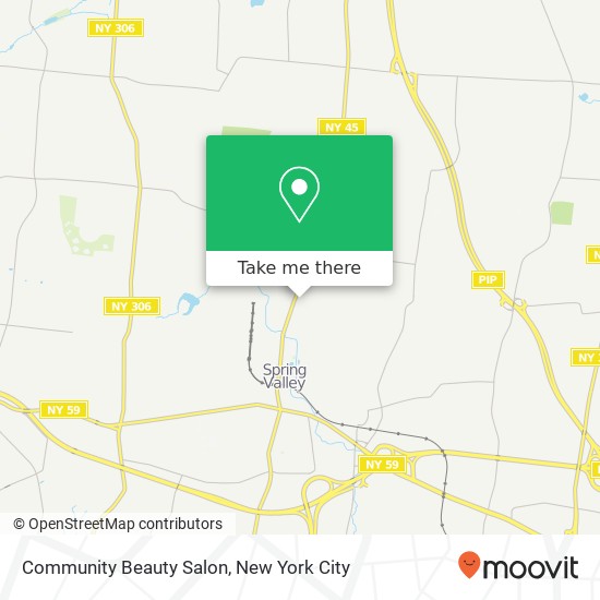 Mapa de Community Beauty Salon