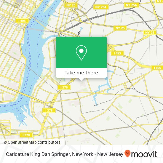 Caricature King Dan Springer map
