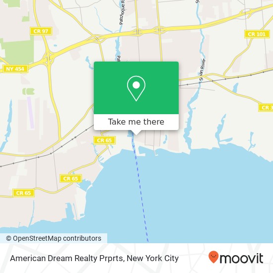 American Dream Realty Prprts map