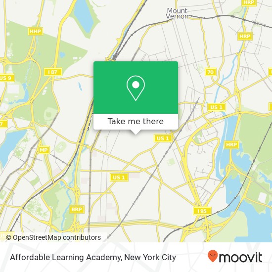 Affordable Learning Academy map