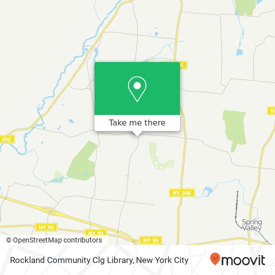 Mapa de Rockland Community Clg Library