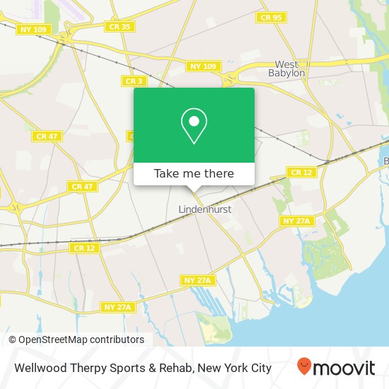 Wellwood Therpy Sports & Rehab map