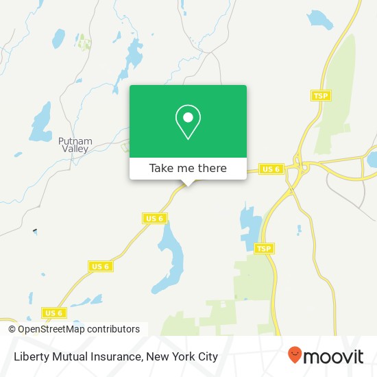 Liberty Mutual Insurance map