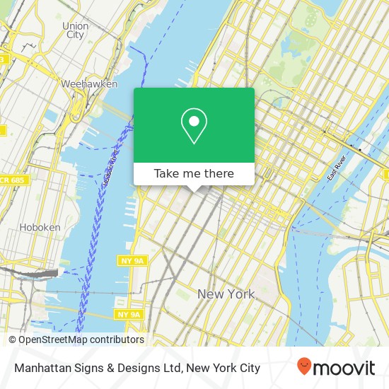 Manhattan Signs & Designs Ltd map