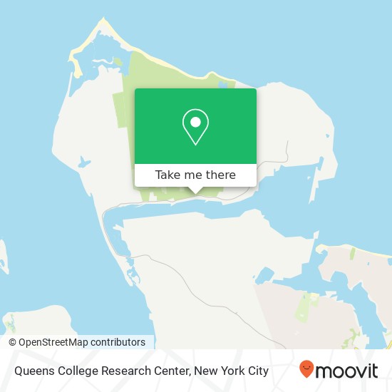 Queens College Research Center map