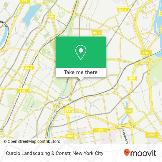 Mapa de Curcio Landscaping & Constr