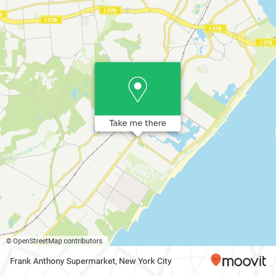 Mapa de Frank Anthony Supermarket