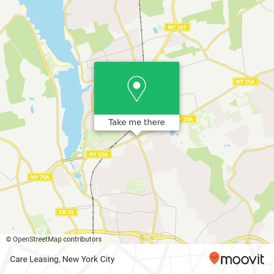 Care Leasing map