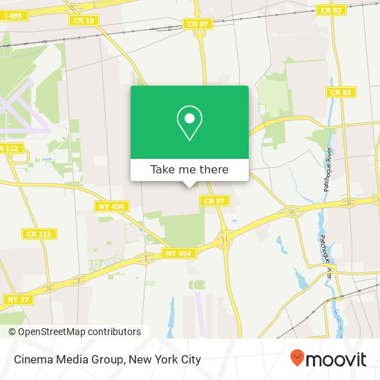 Cinema Media Group map