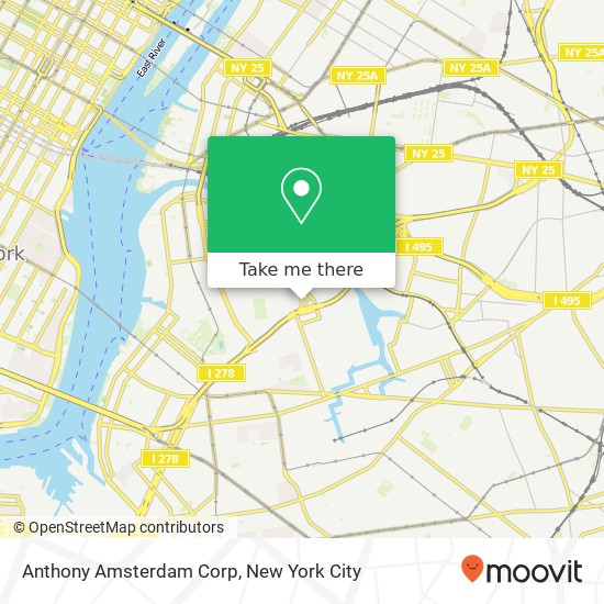 Anthony Amsterdam Corp map