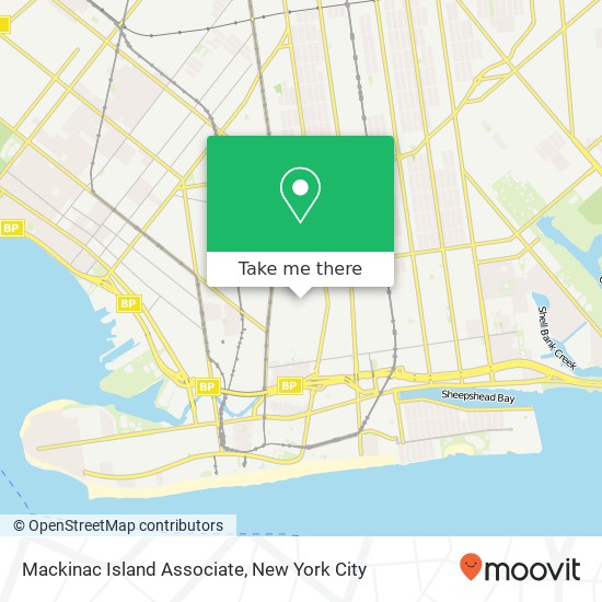 Mackinac Island Associate map