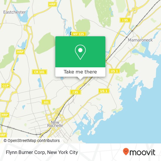 Flynn Burner Corp map