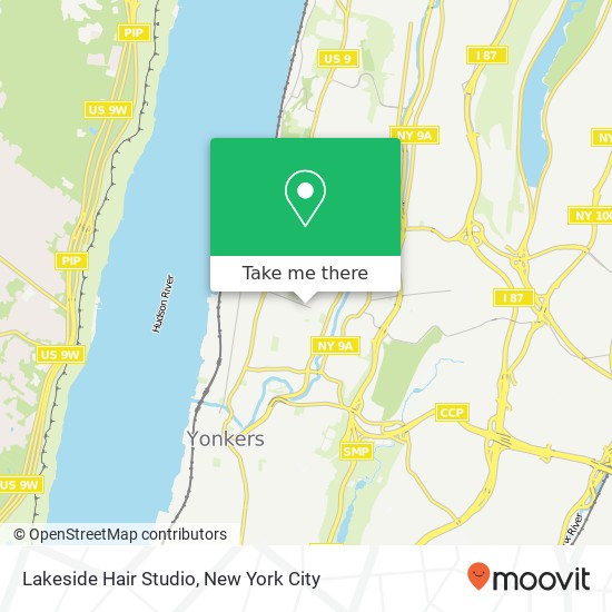 Mapa de Lakeside Hair Studio