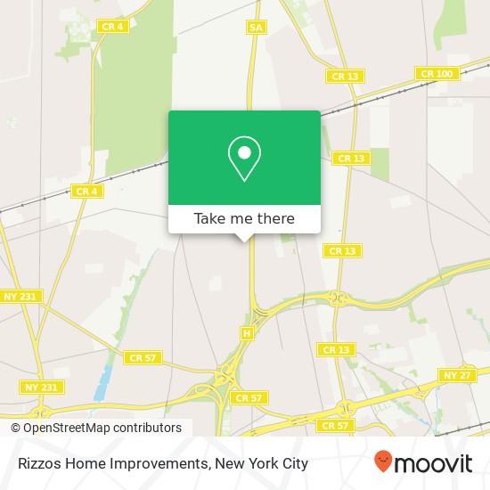 Rizzos Home Improvements map