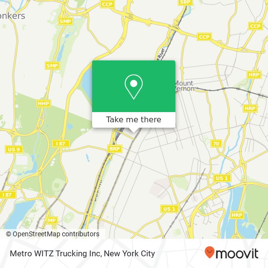 Mapa de Metro WITZ Trucking Inc
