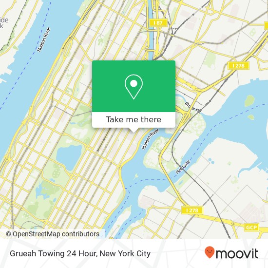 Grueah Towing 24 Hour map